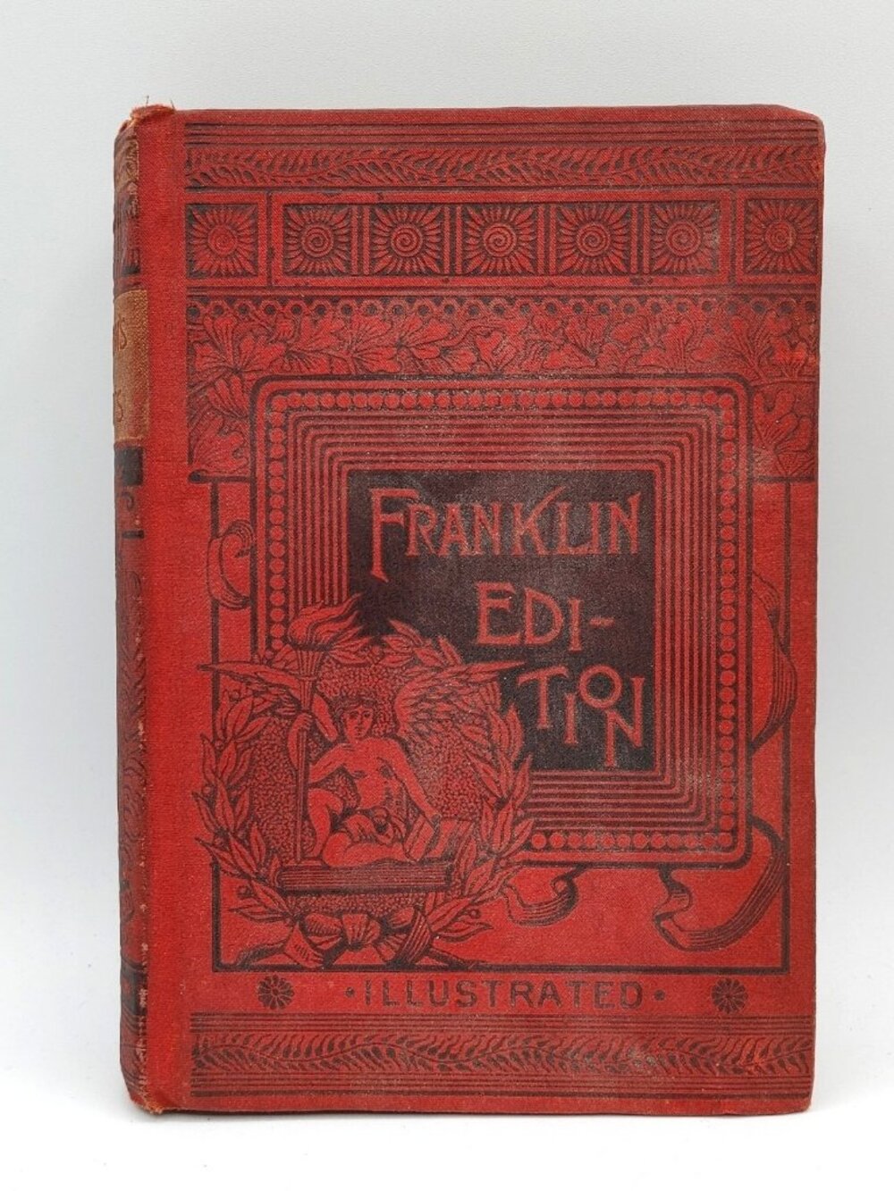 Emerson's Essays Franklin Edition Book 1887 RARE By R. W. Emerson Hardcover